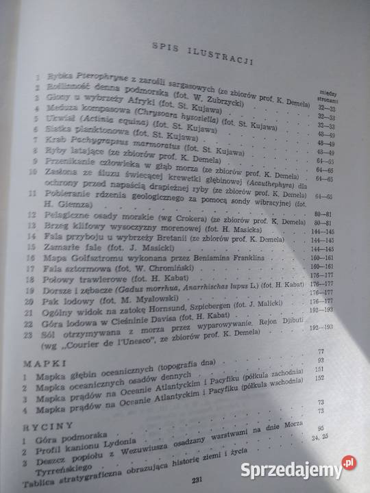 Pierwsze wydanie książki Morze wokół nas Warszawa