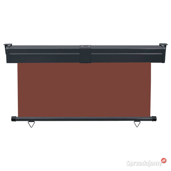 Markiza boczna na balkon 145x250 brązowa WM48429 Warszawa sprzedam