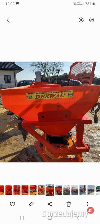 Sprzedam rozsiewacz do nawozu DEXWAL mazowieckie Bobrek-Kolonia