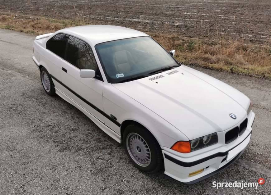 BMW e36 alpinweiss m pakiet nieuszkodzony Samochody osobowe Rawa Mazowiecka sprzedam