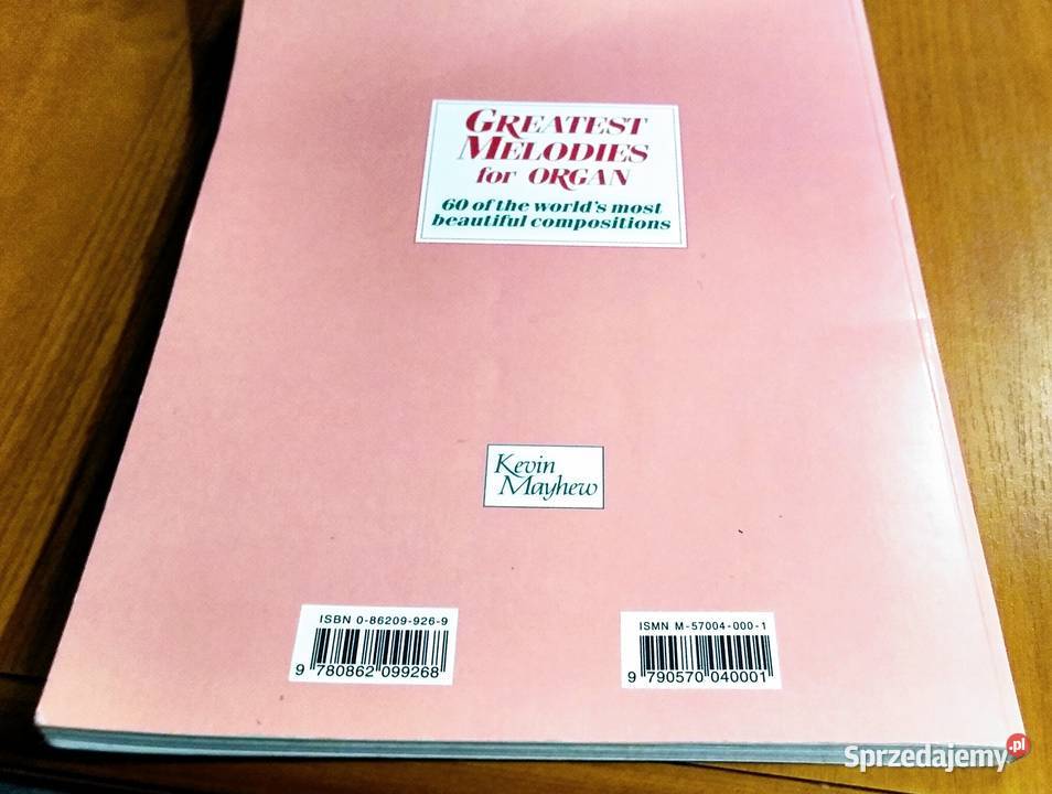 Greatest Melodies for Organ 60 of the Worlds pomorskie Gdańsk
