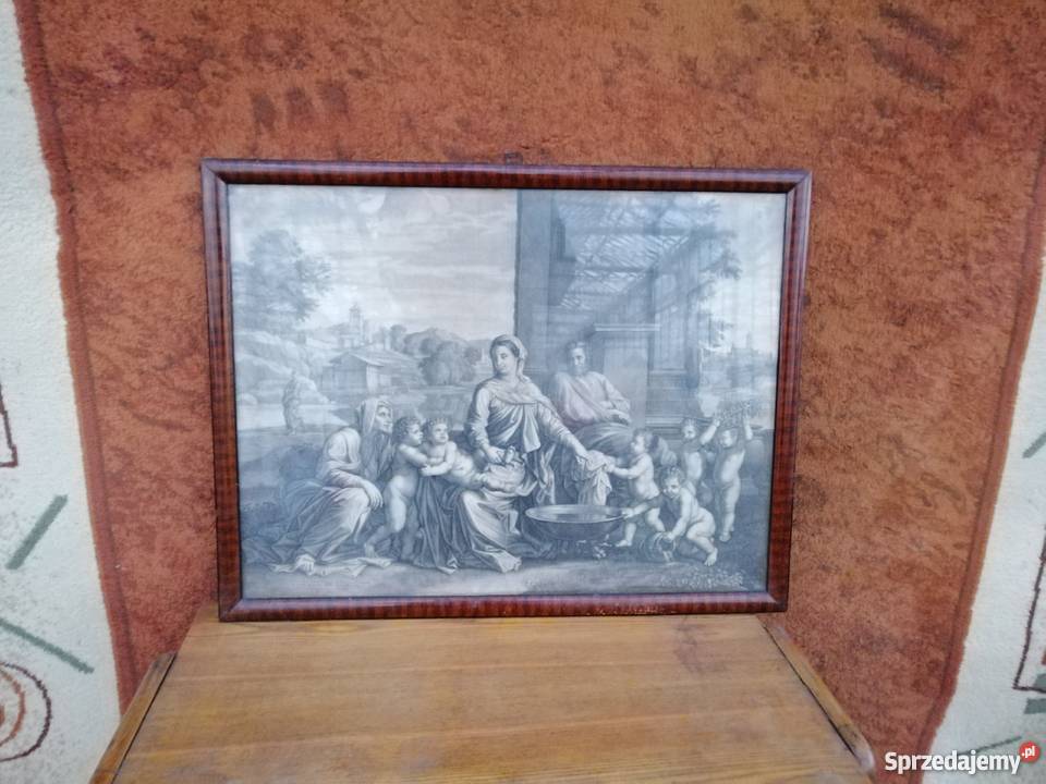 Obraz antyk przedwojenny Pleszew