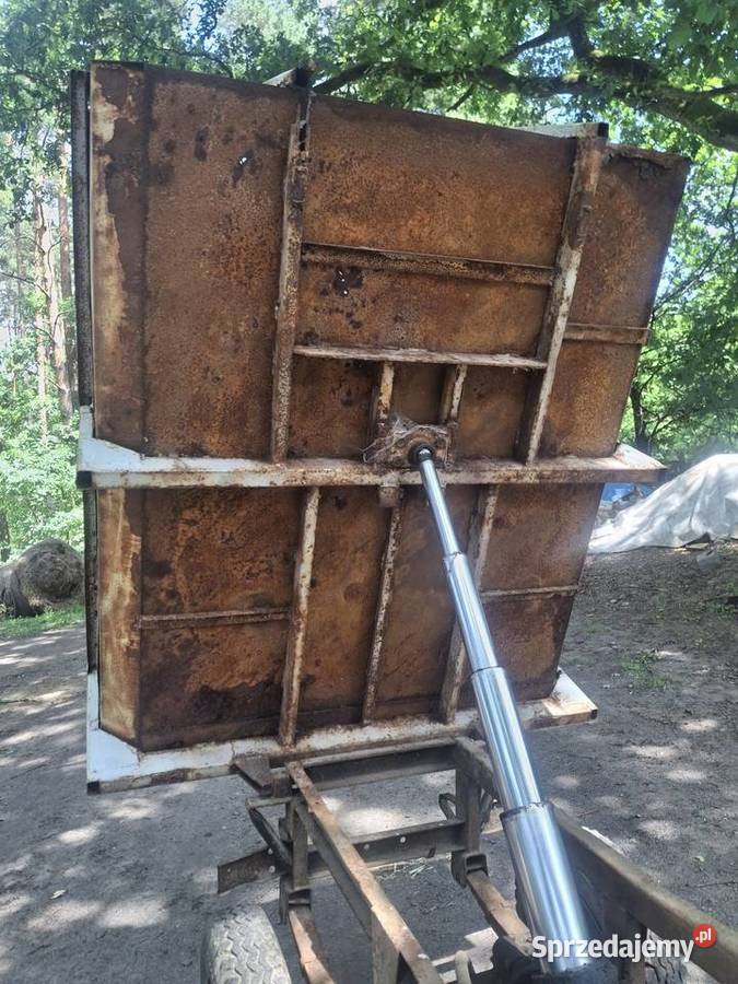 Przyczepka Multicar wywrotka minitraktorek nieuszkodzony lubuskie Krosno Odrzańskie