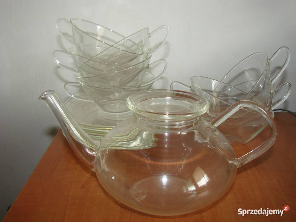 Schott Jena Glas szklany serwis Pruszcz Gdański
