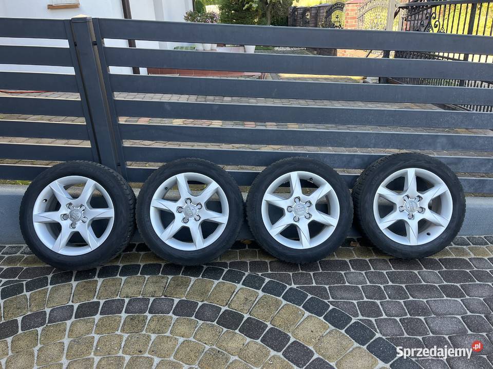 Alufelgi Opony zimowe koła 20555 R16 Audi A4A3A6 Nakło Śląskie sprzedam