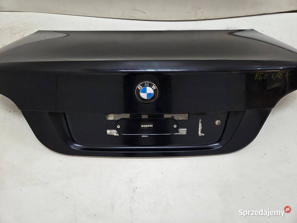 KLAPA BAGAŻNIKA BMW E60 4169 CARBONSCHWARZ sprzedam