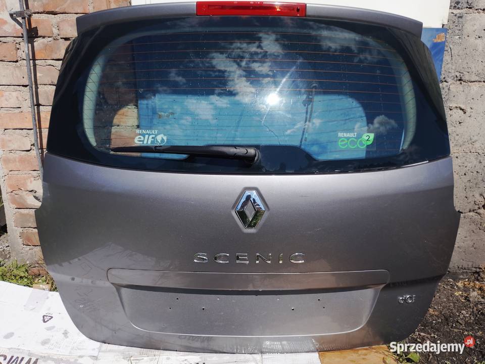 KLAPA BAGAŻNIKA TYŁ RENAULT GRAND SCENIC 3 III Części samochodowe Międzychód