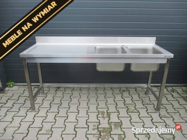 Zlew Gastronomiczny Z Ociekaczem 2 Komorowy sprzedam