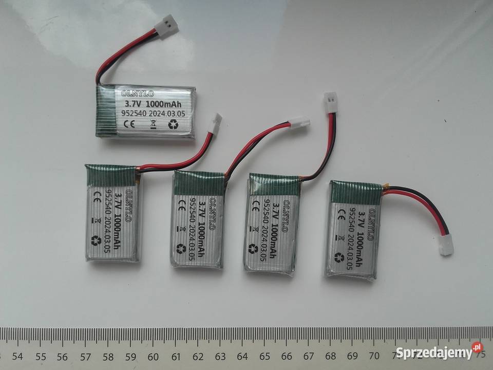 Akumulator LiPo 37V 1000mAh z wtyczą MX20 16g Zdalnie sterowane kujawsko-pomorskie Bydgoszcz