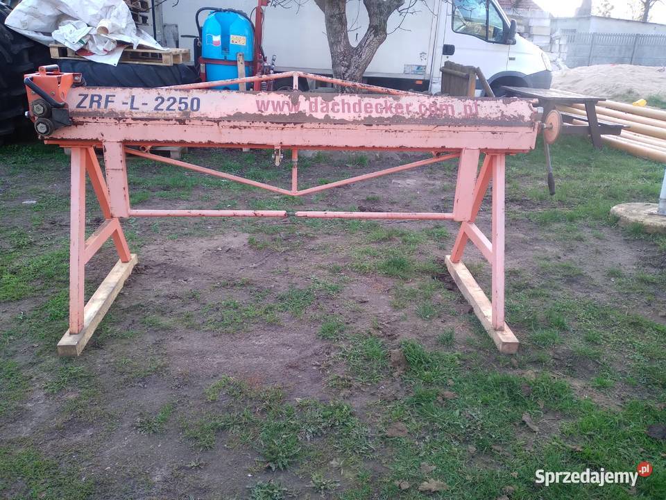 Giętarka zaginarka do blachy Poznań