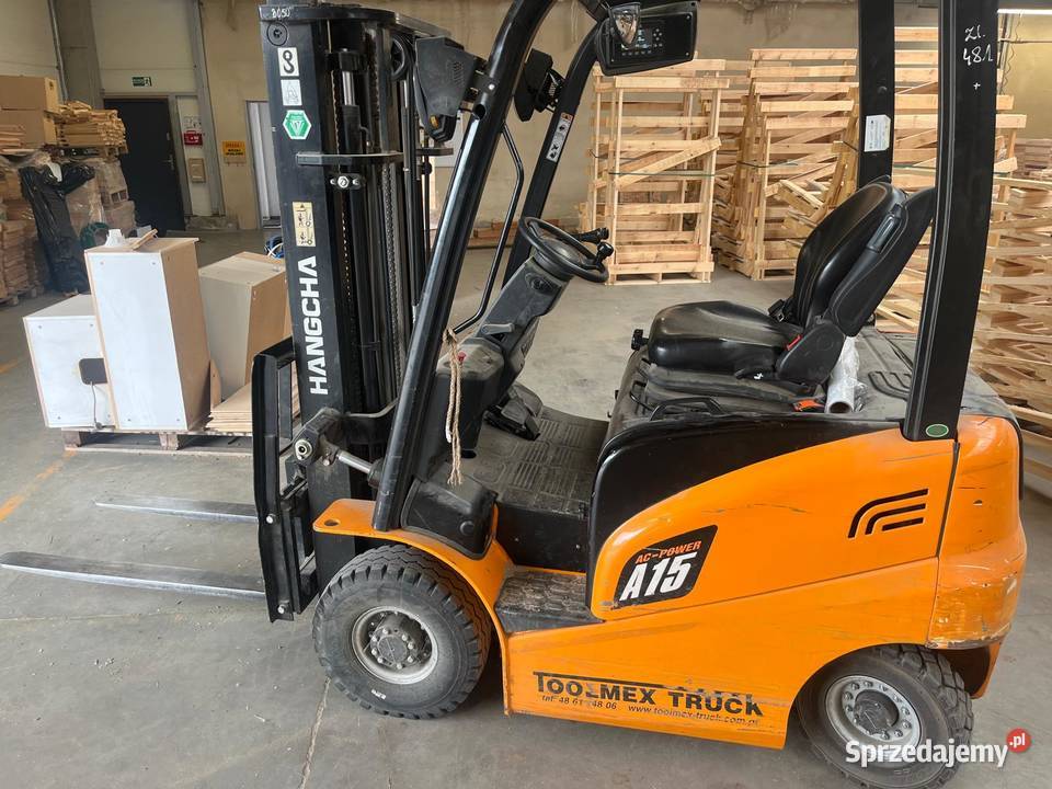 OKAZJA Wózek Widłowy Elektryczny HANGCHA CPD15 Magazynowanie Biznes i Przemysł