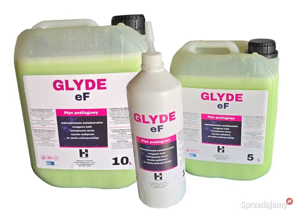 GLYDE eF 10 płyn do wdmuchiwania światłowodów Lubin