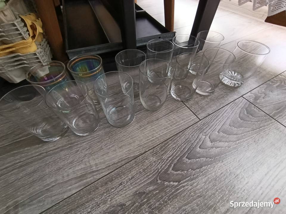 szklanki literatki 13 sztuk Poznań sprzedam