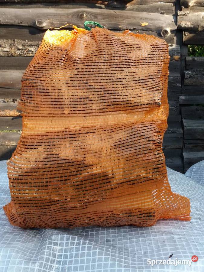 Suche drewno owocowe olcha do wędzenia workowane Bolesław sprzedam