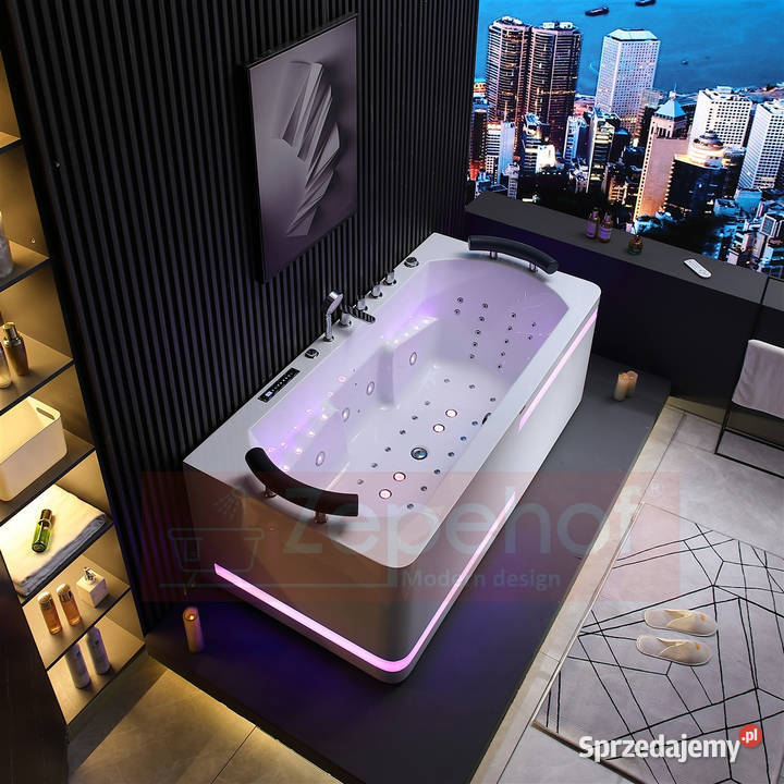 Wanna z hydromasażem EB869 prostokątna podlaskie