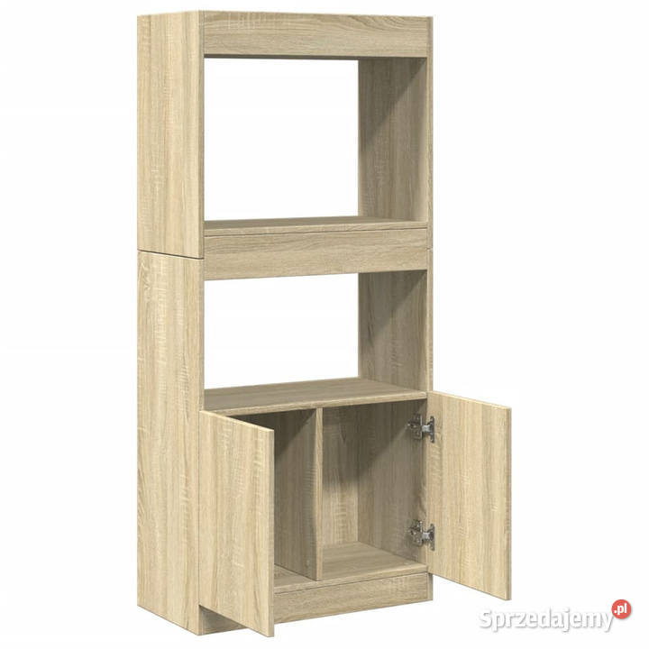 Wysoka szafka dąb sonoma 63x33x140 materiał mazowieckie sprzedam