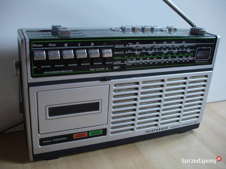 Radiomagnetofon TELEFUNKEN BAJAZZO COMPACT 201 lubuskie Zielona Góra