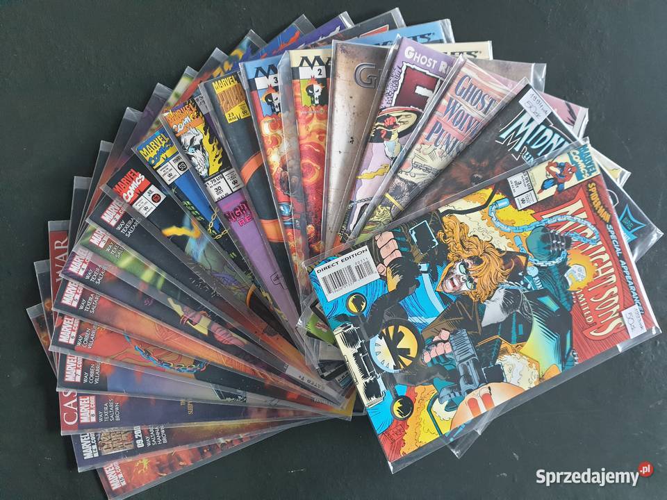Ghost Rider kolekcja 20 oryginalnych komiksów Amerykańskie pomorskie