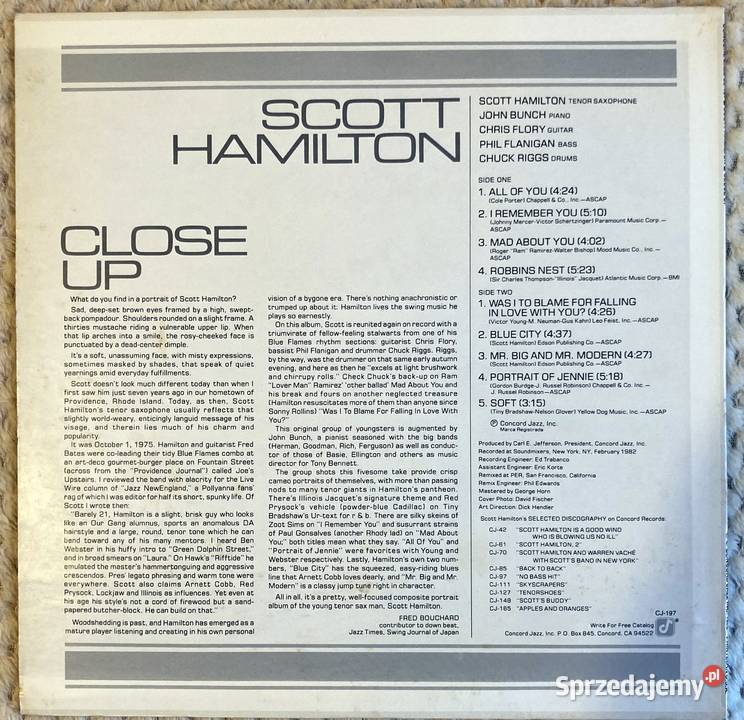 Scott Hamilton Close Up Szczecin sprzedam