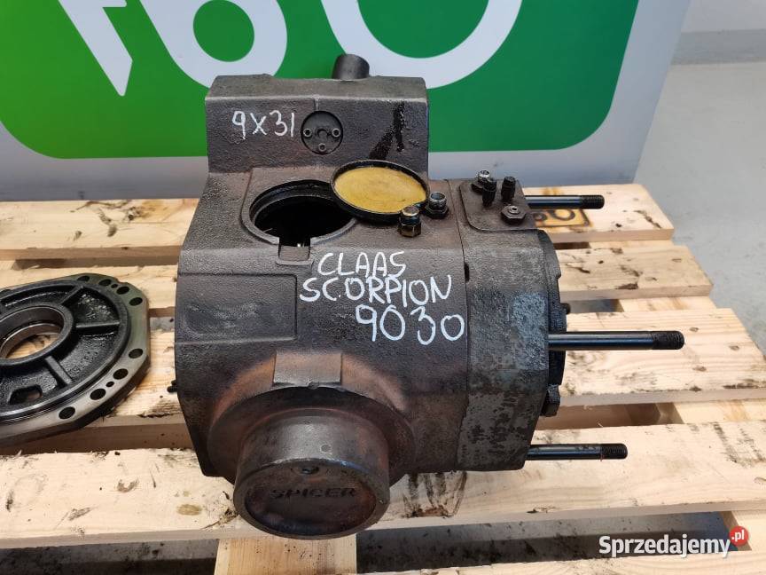 Środek mostu Claas Scorpion 9040 wielkopolskie Wilkowo