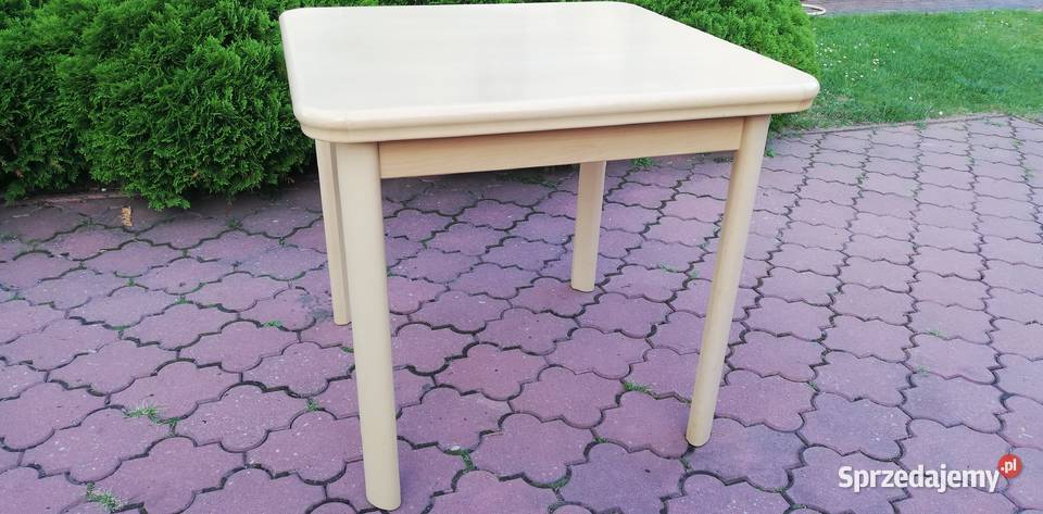 Stół kuchenny kwadratowy rozkładany stolik 80 x Sulbiny sprzedam