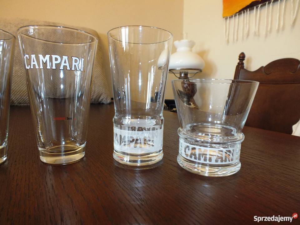 Szklanki do drinków Malibu i Campari Pozostałe