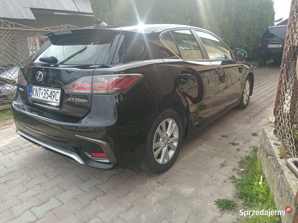 Lexus Ct Bezobsługowa Hybryda Leedy Kamera 82482km małopolskie Nowy Targ sprzedam