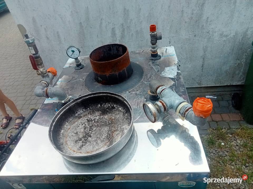 Kocioł na ekogroszek zasobnik komplet