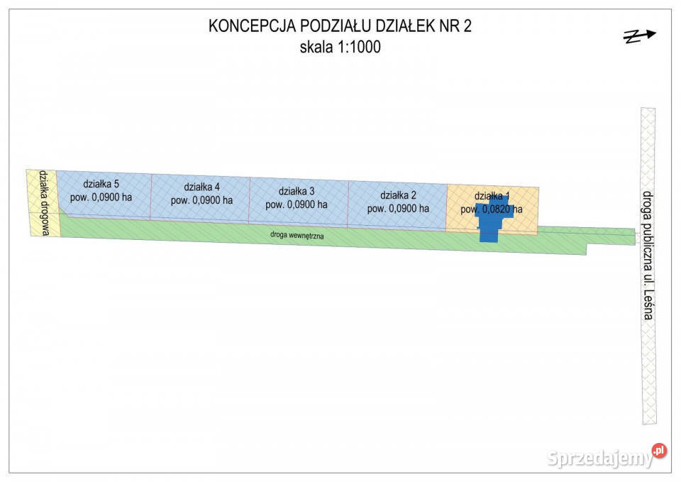 Dwupokoleniowy Kampinos działka do podziału mazowieckie Zaborów