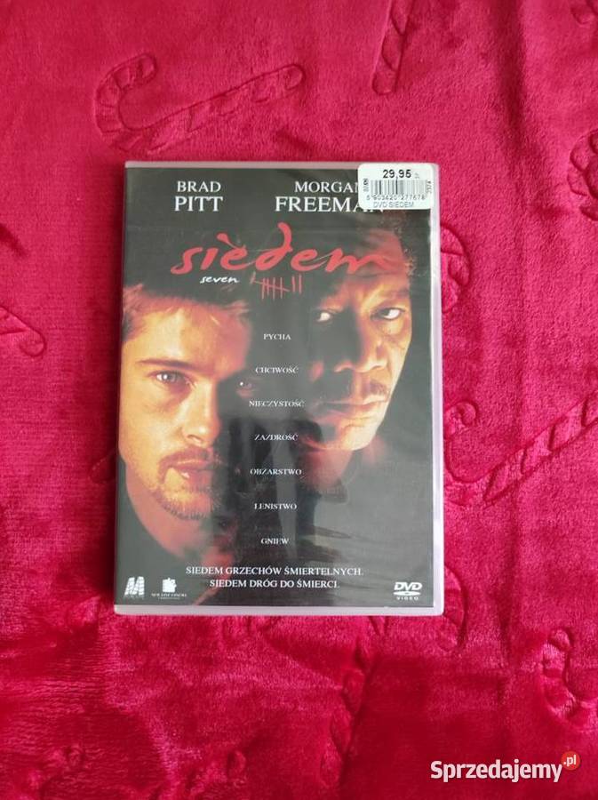 DVD SIEDEM 1995 Morgan Freeman Brad Pitt film Kielce