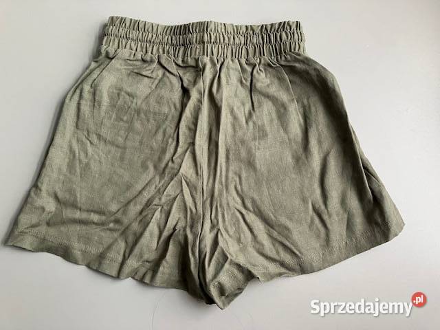 spodenki szorty xxs 32 khaki z lnem len 30 Toruń