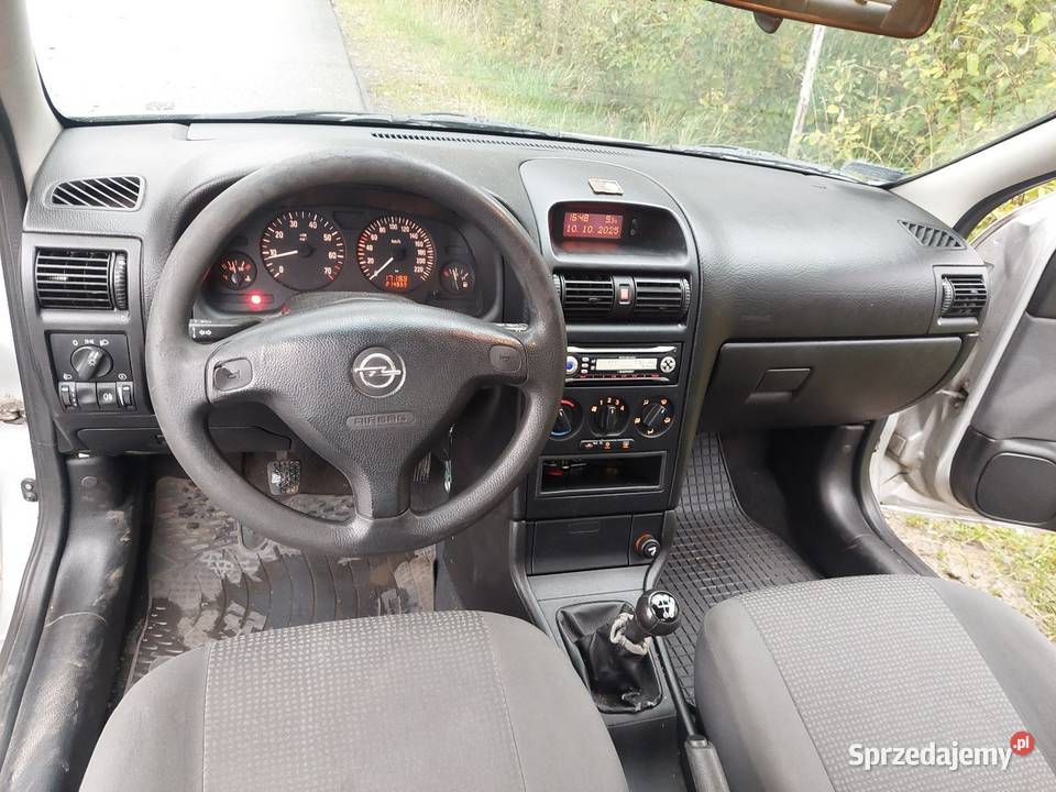 Opel Astra G 14 Twinport Klima Oszczędny Zadbany welurowa tapicerka Sucha Beskidzka