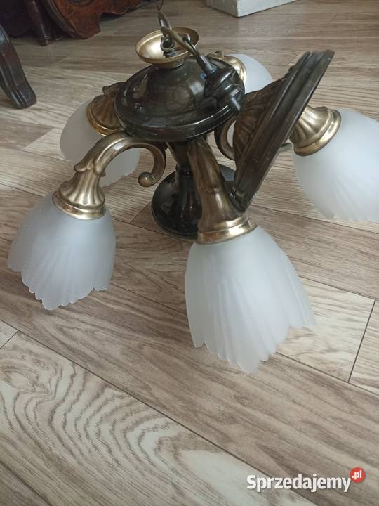 Sprzedam żyrandol rustykalny styl Knurów