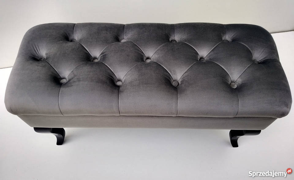 PUFA ŁAWKA Chesterfield OTWIERANA pod wymiar gięte