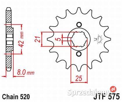 Zębatka przednia JTF57515