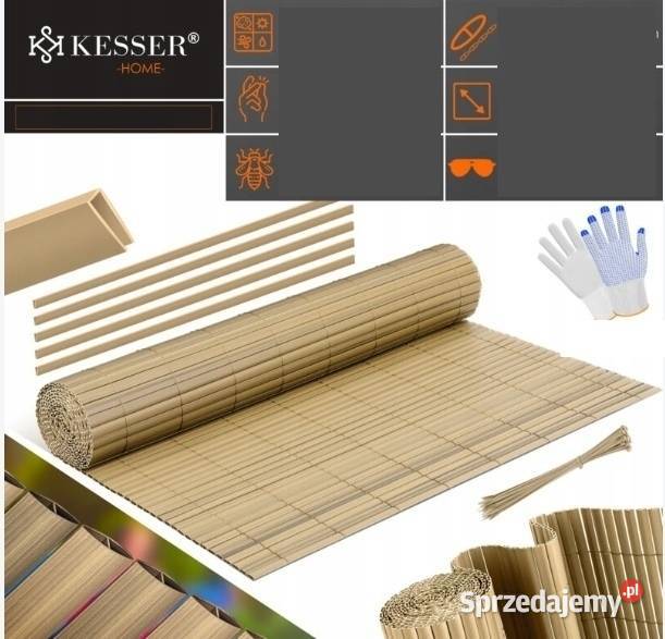 Osłona Balkonowa Pvc Mata Na Balkon Taras Bambus podkarpackie Brzozów