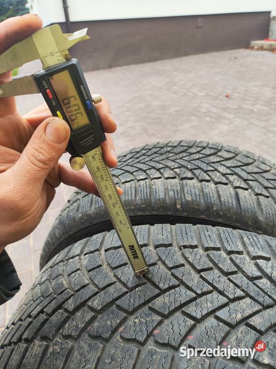 2 opony zimowe Bridgestone 22555 r17 bieżnik 6mm Piłatka sprzedam