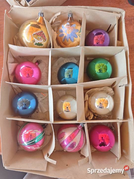 Bombki choinkowe PRL Turek