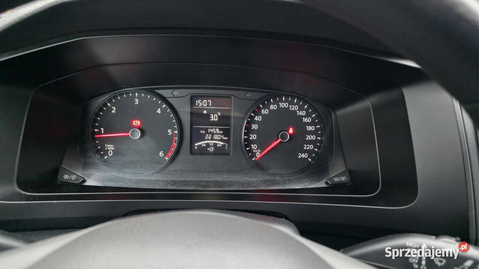 Volkswagen Transporter sygnalizacja świetlna Chełm Śląski