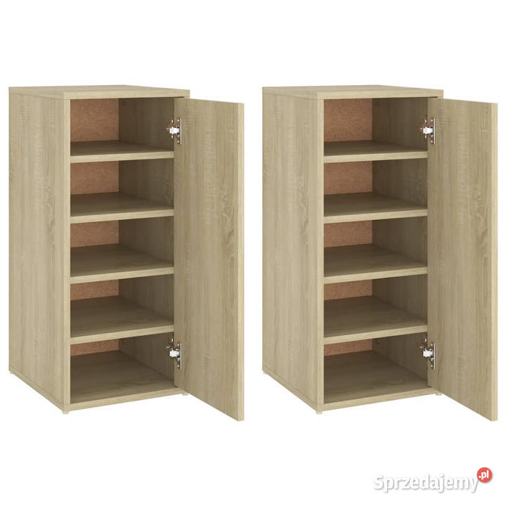 Szafki na buty 2 dąb sonoma 32x35x70 WM808961 mazowieckie Warszawa sprzedam