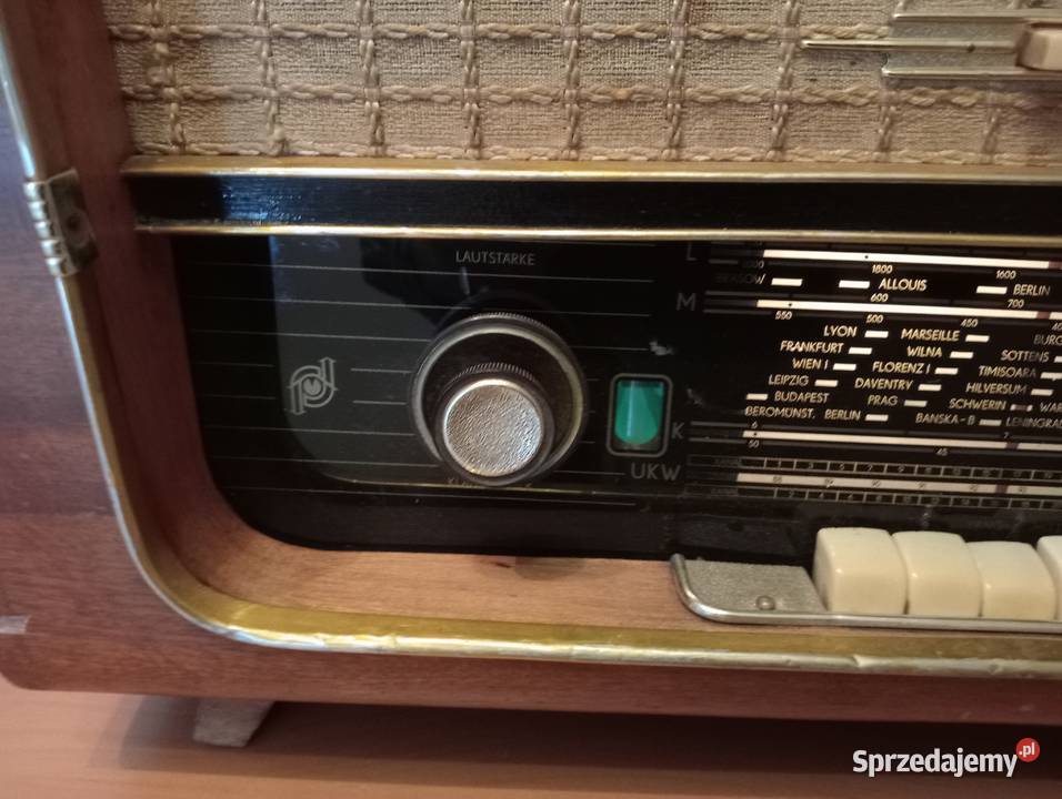 Sprzedam radio lampowe niemieckie DDR Onyx Wola Dębińska