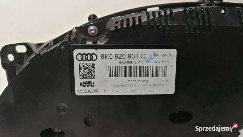 LICZNIK ZEGARY AUDI A4 B8 LIFT 20 TDI 8K0920931C Przystajń sprzedam
