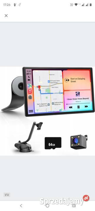 MONITOR SAMOCHODOWY 9 CARPLAY ANDROID AUTO