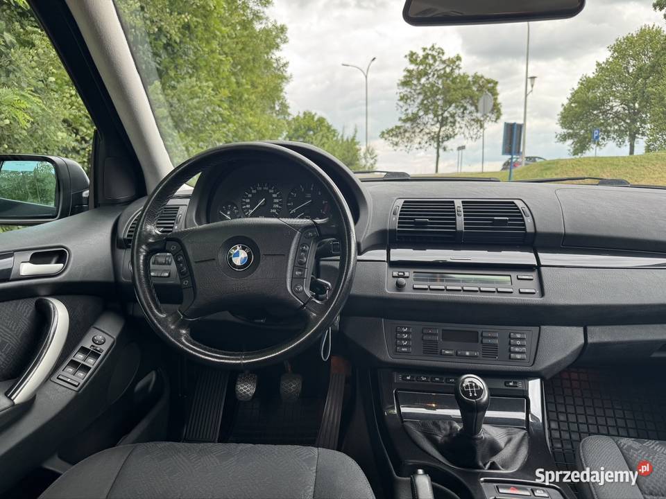 BMW X5 30i E53 Manual LPG VAT 23 100 Sprawny szary Motoryzacja Ciechanów