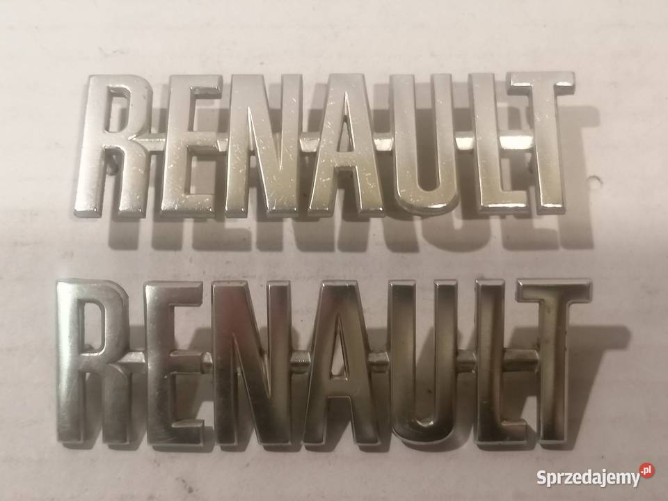 logo emblemat z błotnika przód Renault 10 r6570 łódzkie