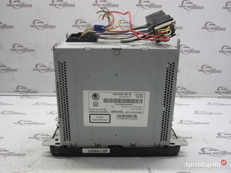 SKODA FABIA II radio CD 5J035161D