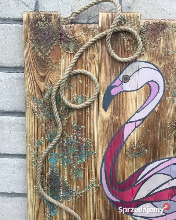 Obraz na drewnie efekt postarzenia Opatówek sprzedam