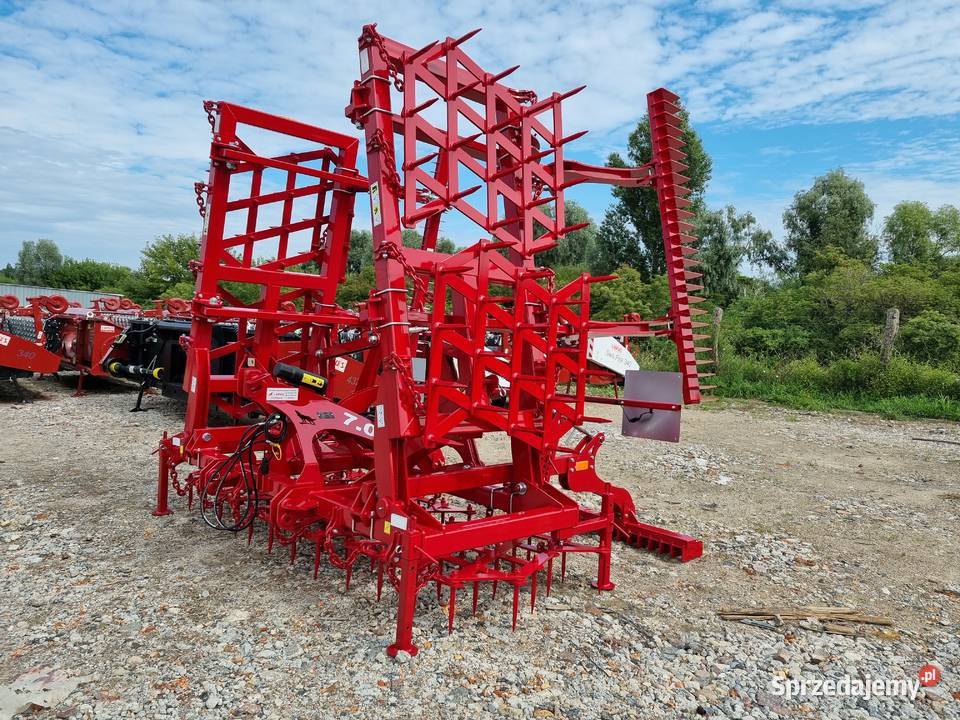 brony zębowe ciężkie 7 polowe z włóką PRODUCENT nieuszkodzony Ciechanów