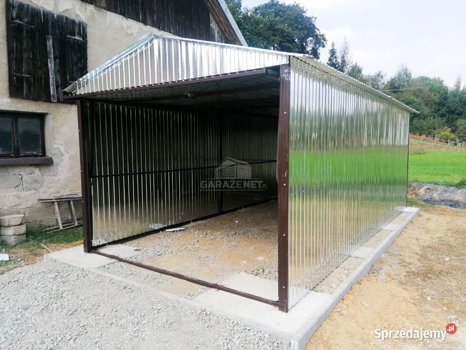 BLASZAK GARAŻ BLASZANY 3X6 BRAMA UCHBLASZAK Łapanów sprzedam