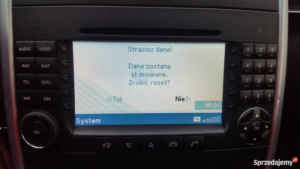 Polskie menu Mercedes A B C CL CLS ML G GL R NTG łódzkie Poddębice